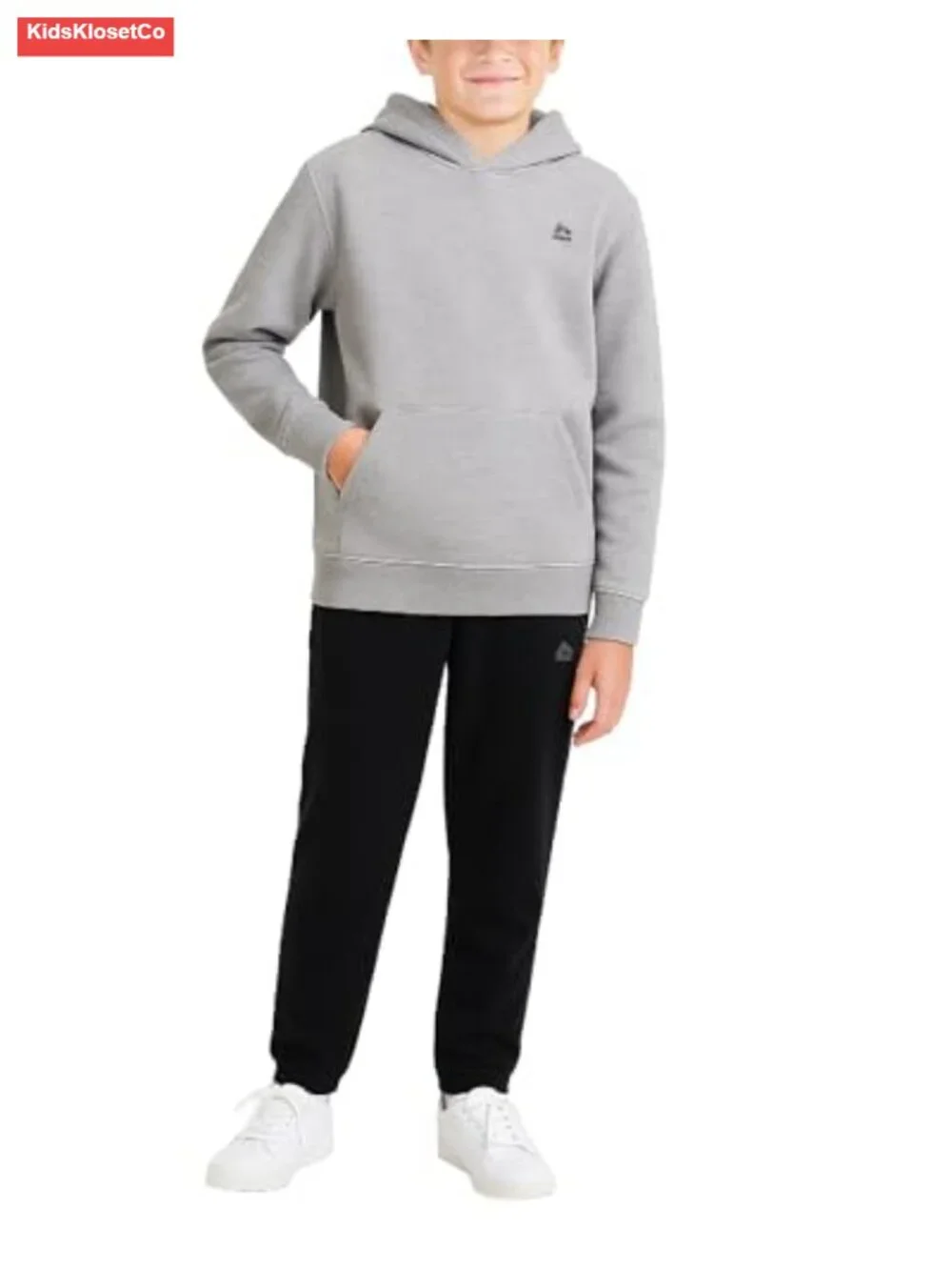 2pc Boys Fleece Hoodie & Jogger Set Athletic Sweatsuit